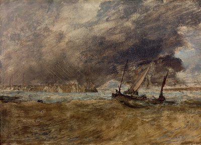 Seapiece with Fishing Boats by Joseph Mallord William Turner